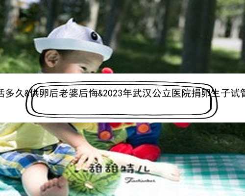 33岁卵巢早衰能活多久&供卵后老婆后悔&2023年武汉公立医院捐卵生子试管收费明